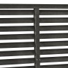 Clôture à persiennes WPC 180x180 cm gris foncé 