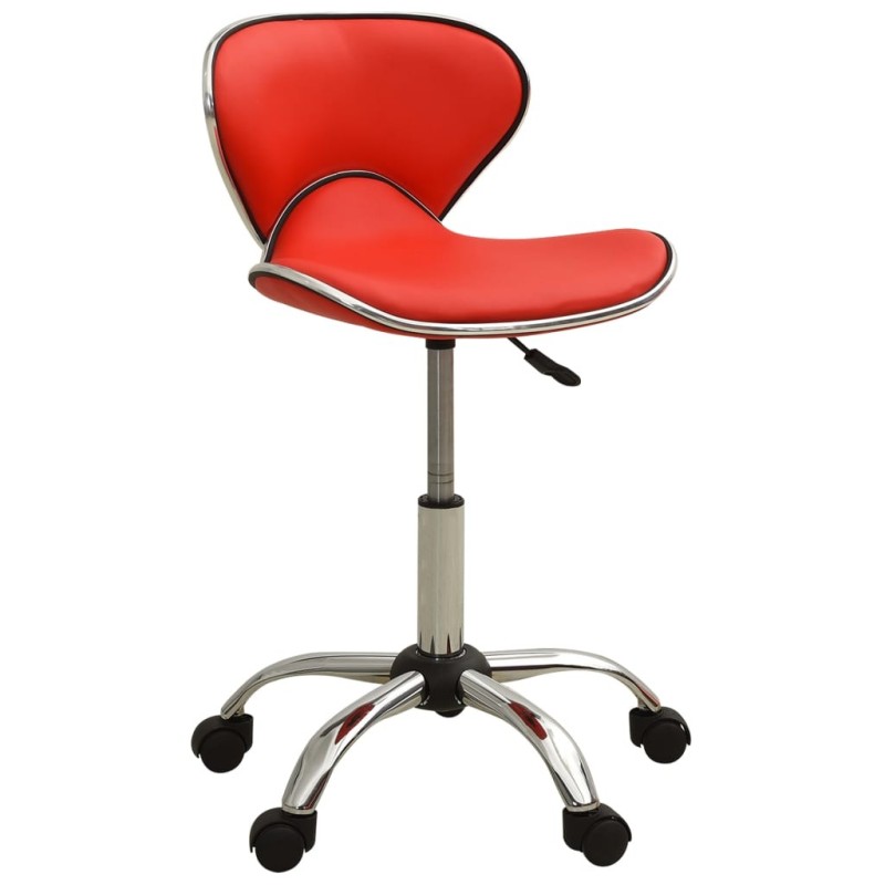 Tabouret de salon et spa Rouge Similicuir Tabouret de salon et spa Rouge Similicuir