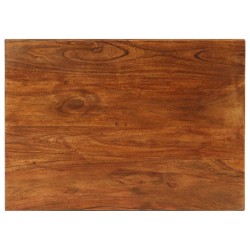 Table gigogne 3 pcs Bois massif d'acacia 50x35x50 cm Marron 