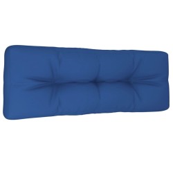 Coussin de palette bleu royal 120x40x12 cm tissu 