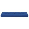 Coussin de palette bleu royal 120x40x12 cm tissu 