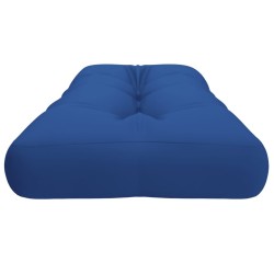 Coussin de palette bleu royal 120x40x12 cm tissu 