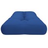 Coussin de palette bleu royal 120x40x12 cm tissu 