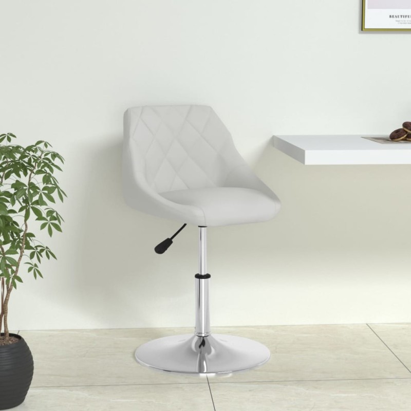 Chaise de salle à manger Blanc Similicuir Chaise de salle à manger Blanc Similicuir