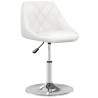 Chaise de salle à manger Blanc Similicuir  