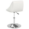 Chaise de salle à manger Blanc Similicuir  