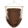 Hamac couleur marron 185 x 125 cm 