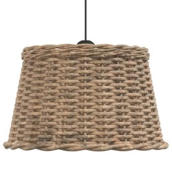 Abat-jour de plafonnier marron Ø45x28 cm osier 