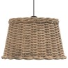 Abat-jour de plafonnier marron Ø45x28 cm osier 