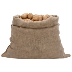 Sacs en jute 5 pcs 100x110 cm 100 % jute 220 g/m² 