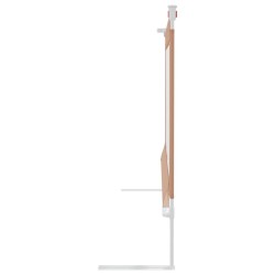 Barrière de sécurité de lit d'enfant Taupe 150x25 cm Tissu 