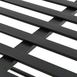 Banc Style vintage Métal 83 x 42 x 55 cm Noir 