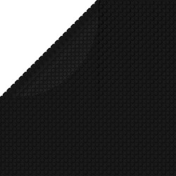 Couverture de piscine Noir 488 cm PE 