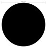 Couverture de piscine Noir 488 cm PE 