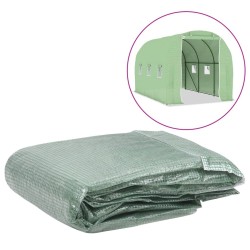 Couverture de remplacement de serre (6,86m²) 200x343x200cm Vert 