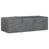 Sac de rangement pour coussins de jardin noir 135x40x55 cm PE 