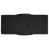Sac de rangement pour coussins de jardin noir 135x40x55 cm PE 