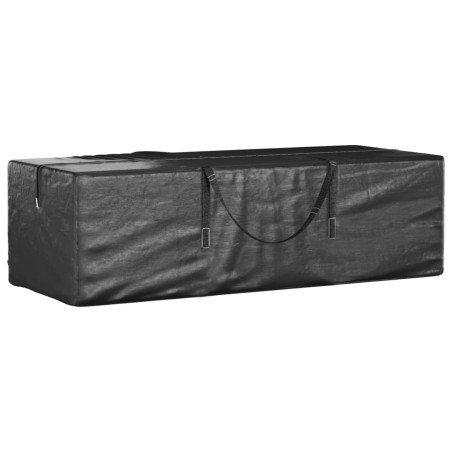 Sac de rangement pour sapin de Noël noir 135x40x55 cm PE 