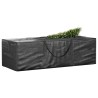Sac de rangement pour sapin de Noël noir 135x40x55 cm PE 