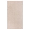 Tapis à poils courts 80x150 cm Beige foncé 