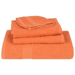Serviettes d'invité 2 pcs orange 30x50 cm 360 g/m² 100% coton 
