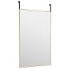Miroir de porte Doré 50x80 cm Verre et aluminium 