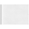 Écran de balcon blanc 75x700 cm 100% polyester oxford 