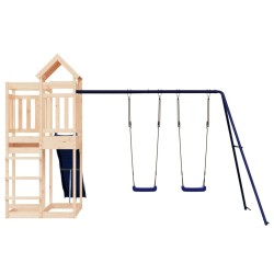 Aire de jeux d'extérieur bois de pin massif 