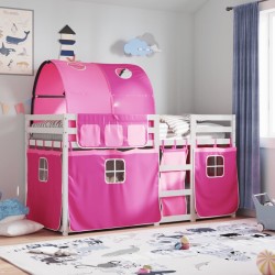 Lit superposé sans matelas 90x190 cm bois de pin massif 