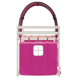 Lit superposé sans matelas 90x190 cm bois de pin massif 