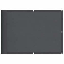 Écran de balcon anthracite 75x700 cm 100% polyester oxford 
