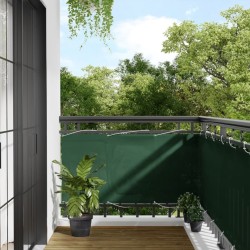 Écran de balcon vert foncé 75x700 cm 100% polyester oxford 