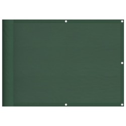 Écran de balcon vert foncé 75x700 cm 100% polyester oxford 