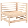 Salon de jardin 7 pcs Bois de pin massif 