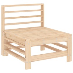 Salon de jardin 7 pcs Bois de pin massif 