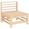 Salon de jardin 7 pcs Bois de pin massif 