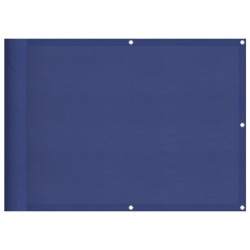 Écran de balcon bleu 75x700 cm 100% polyester oxford 
