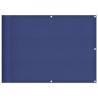 Écran de balcon bleu 75x700 cm 100% polyester oxford 
