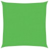 Voile d'ombrage 160 g/m² Vert clair 2,5x2,5 m PEHD 