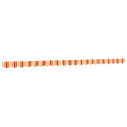 Tissu de remplacement de cantonnière d’auvent jaune orange 5 m 
