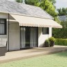Tissu de remplacement de cantonnière d’auvent multicolore 5 m 