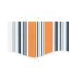 Tissu de remplacement de cantonnière d’auvent multicolore 5 m 