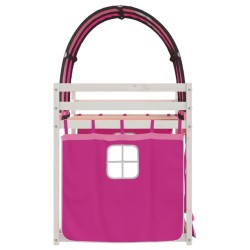 Lit superposé sans matelas 90x200 cm bois de pin massif 