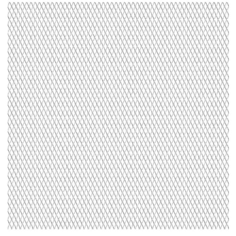 Panneau de grillage de jardin Acier inox 50x50 cm 30x17x2,5 mm Panneau de grillage de jardin Acier inox 50x50 cm 30x17x2,5 mm