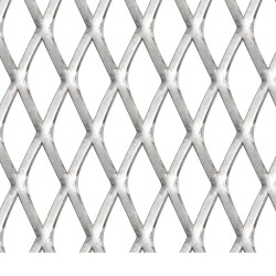 Panneau de grillage de jardin Acier inox 50x50 cm 30x17x2,5 mm 