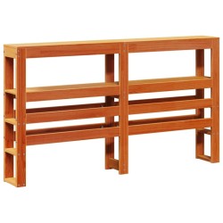 Cadre de lit sans matelas cire marron 120x200cm bois pin massif 