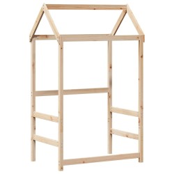 Ensemble de lit de jour avec toit 80x200 cm bois de pin massif 