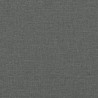 Canapé 3 places avec oreillers gris foncé 210 cm tissu 