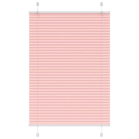 Store plissé rose 85x100 cm largeur du tissu 84,4 cm polyester 