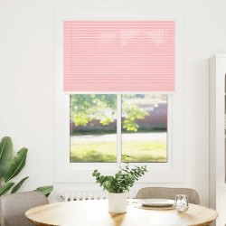 Store plissé rose 85x100 cm largeur du tissu 84,4 cm polyester 